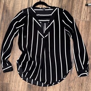 Forever21 silky long sleeve blouse